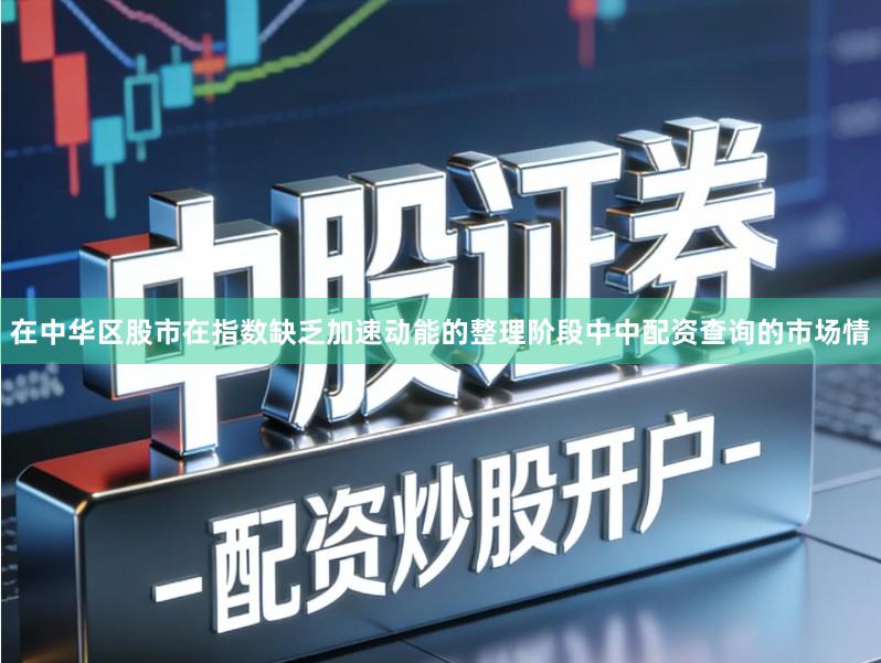 在中华区股市在指数缺乏加速动能的整理阶段中中配资查询的市场情