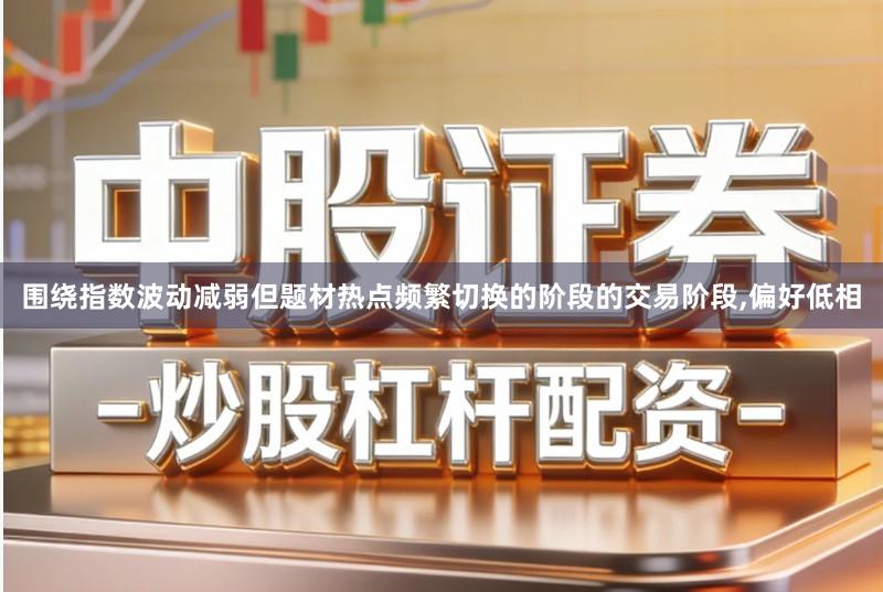围绕指数波动减弱但题材热点频繁切换的阶段的交易阶段,偏好低相